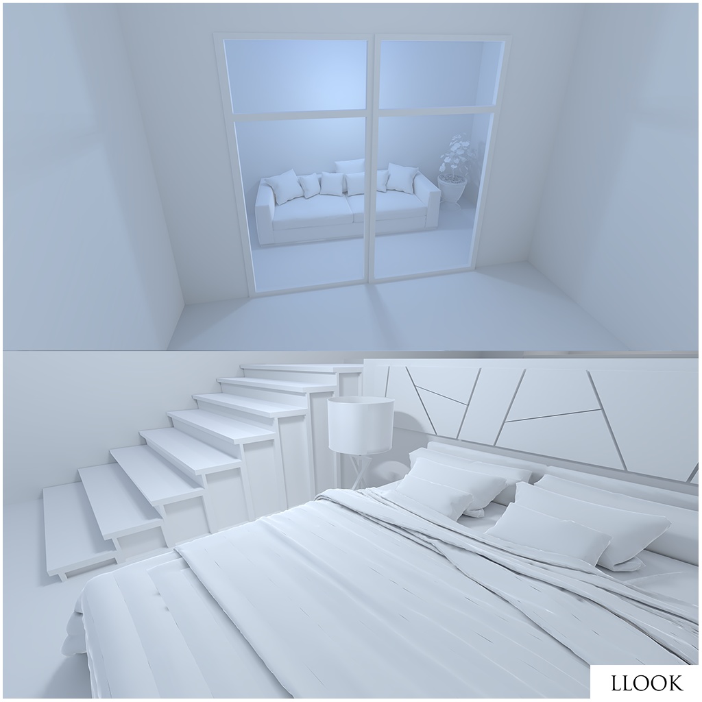 LLoom White One 2nd for VRChat