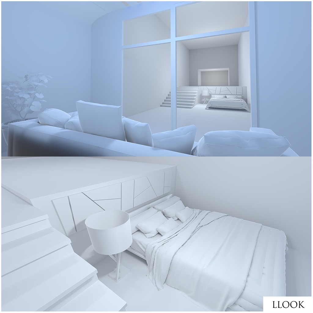 LLoom White One 2nd for VRChat