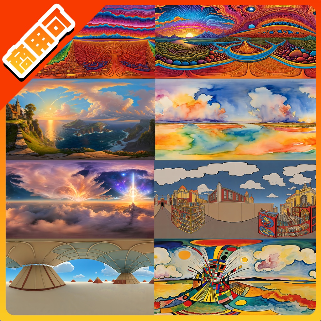 LLOOK Skybox(CubeMap) for Anime 全35種+無料版【商用利用可】