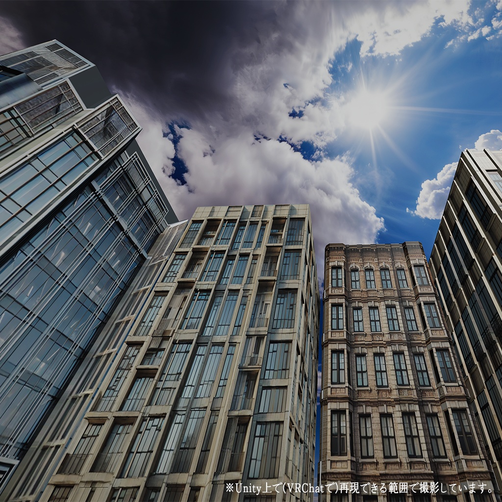 LLOOK Unity Building Lowpoly Assets for VRChat 全10種