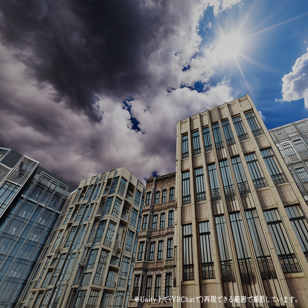 LLOOK Unity Building Lowpoly Assets for VRChat 全10種