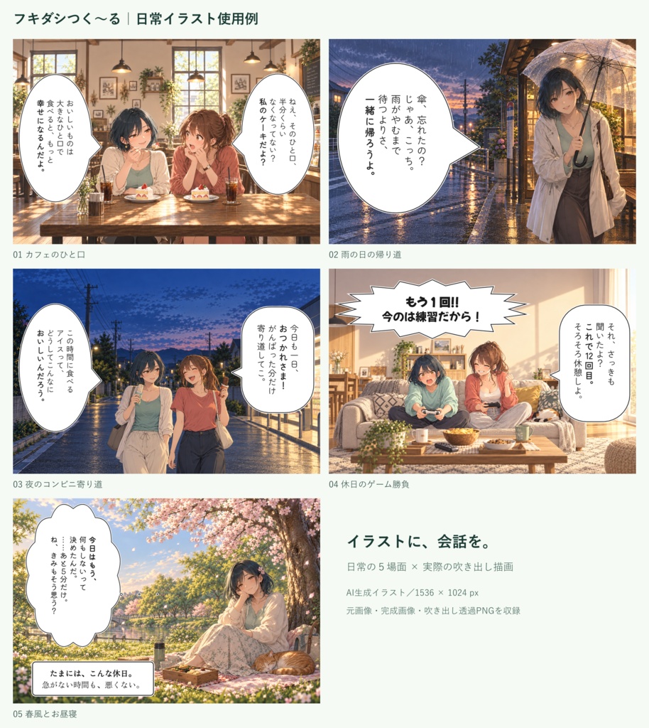 フキダシつく~る!【漫画・CG集・AI画像等の大量の画像ファイル向け、フキダシ作成を超高速に!】