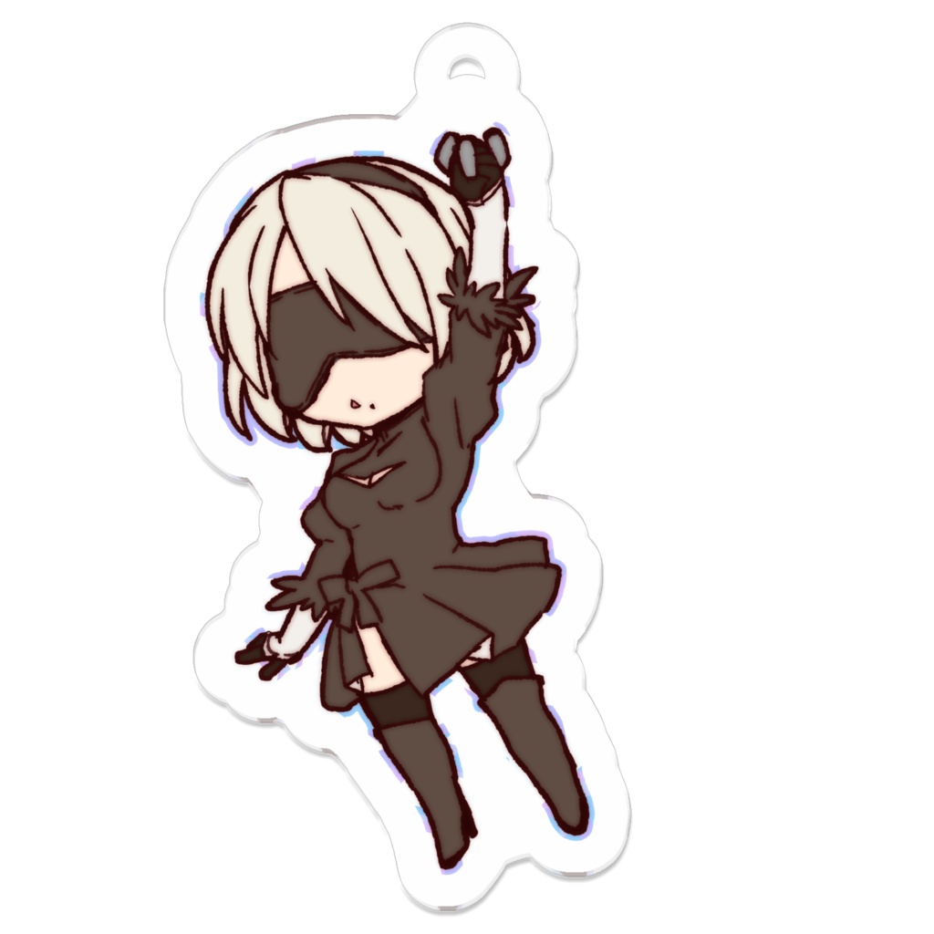 2b 運ばれアクリルキーホルダー 圉 ﾕｷｶﾞｺｲ Booth