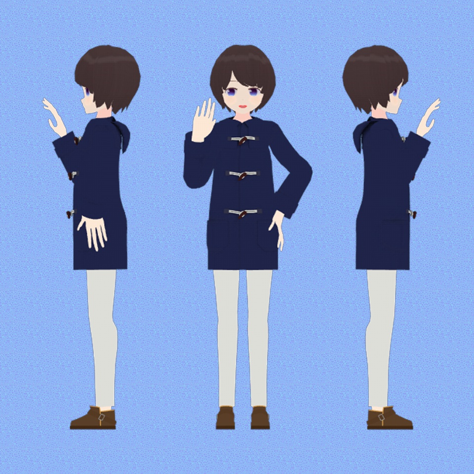 オリジナル3Dモデル「かいり」