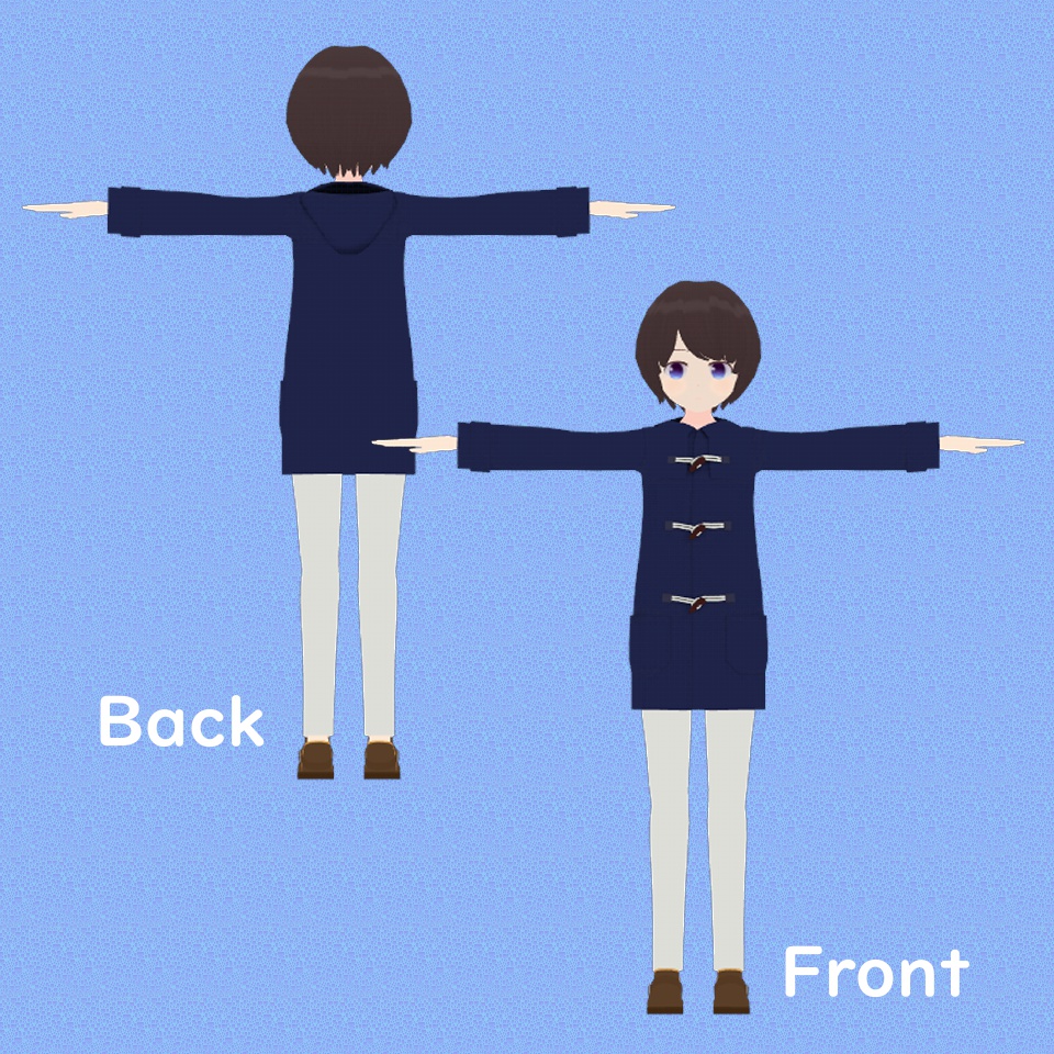 オリジナル3Dモデル「かいり」