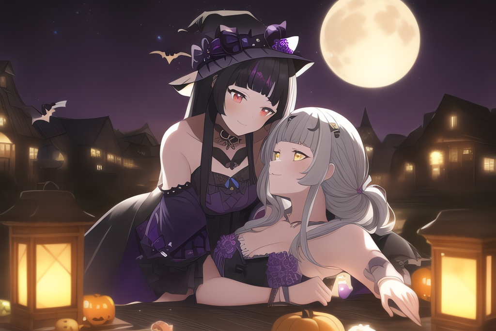 まじょっこ 全年齢向け CG集 vol.2 / 魔女村のハロウィン (37枚)
