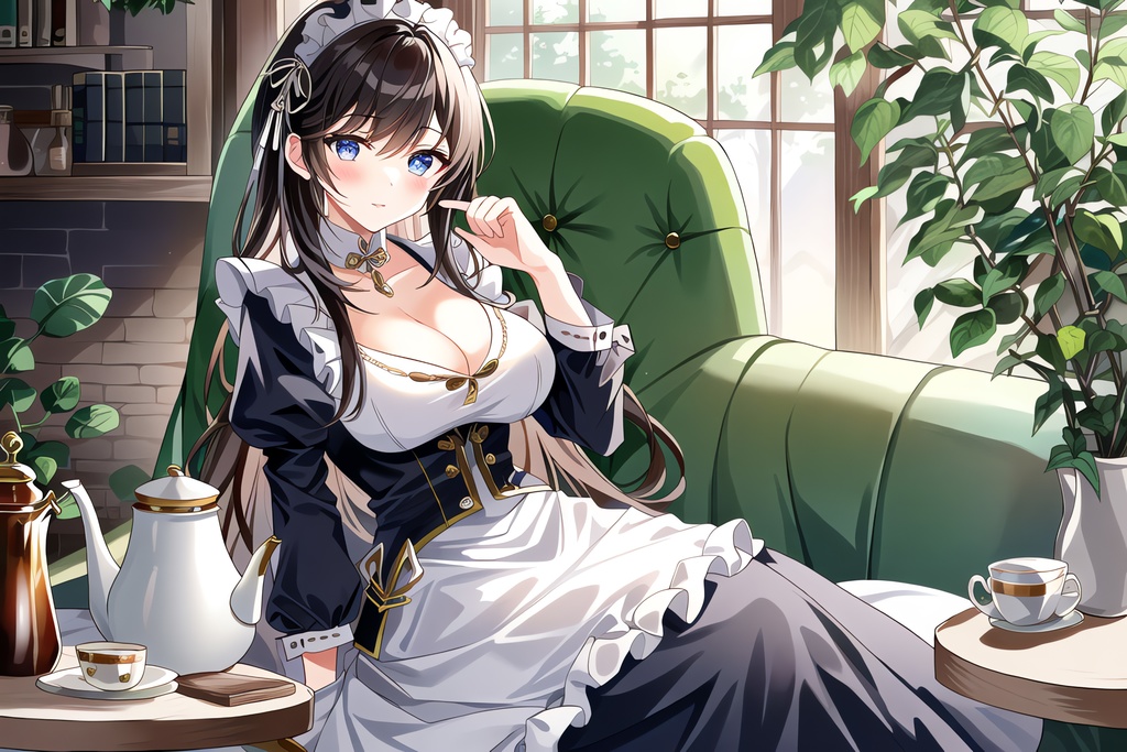 自然派喫茶店のメイドJK / 全年齢向け CG集 (139枚)