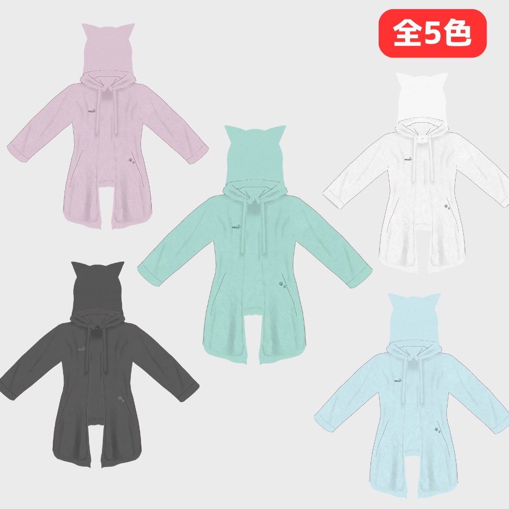 【VRoid】猫耳パーカー/男女兼用