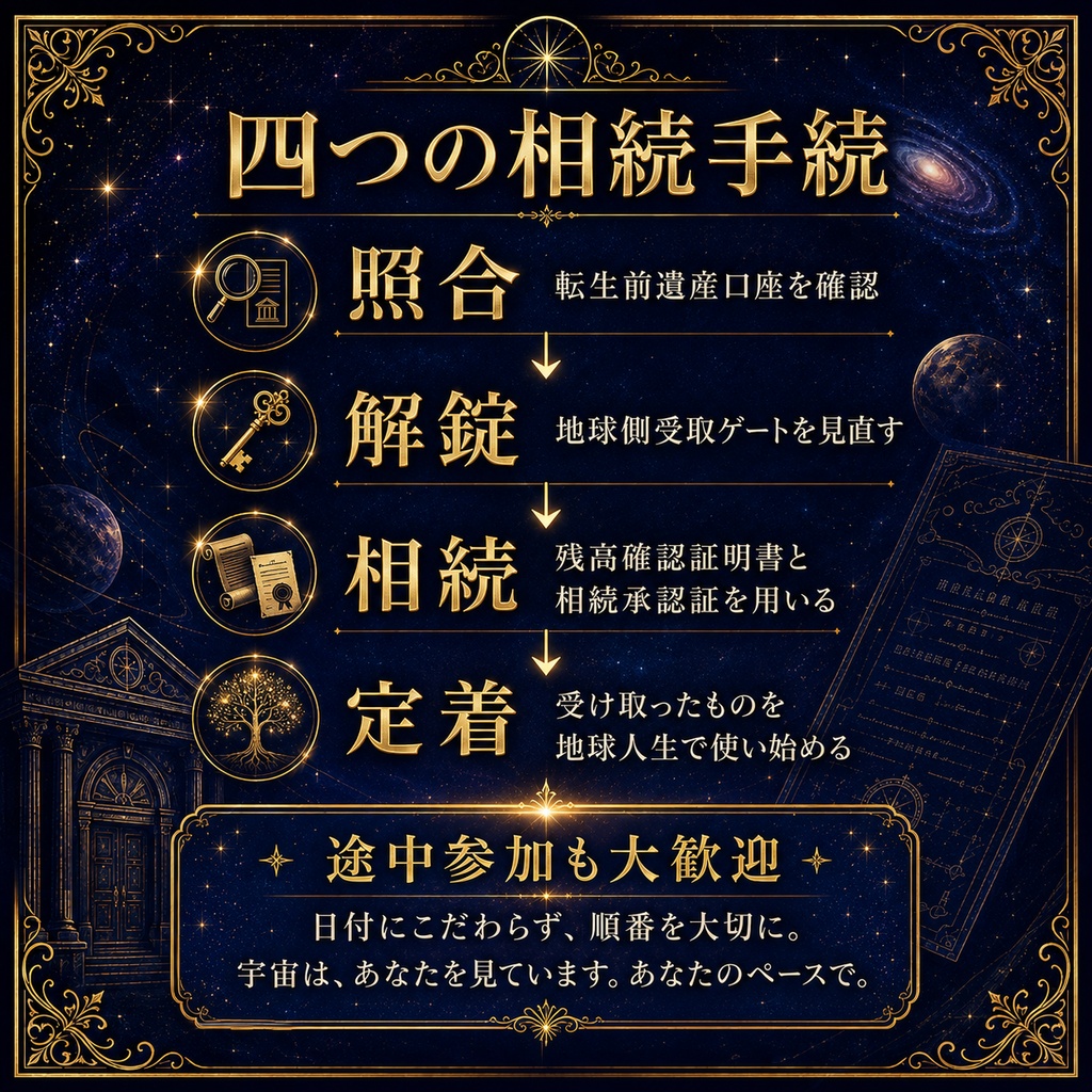 2026年お盆 特別企画 宇宙銀行転生前銀河遺産 相続プログラム