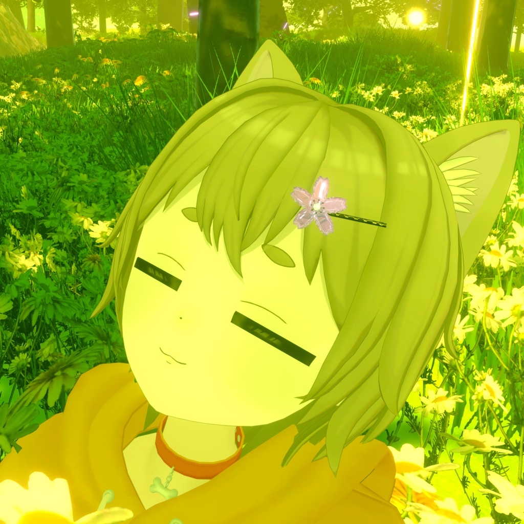 【VRC向け】桜のヘアピン