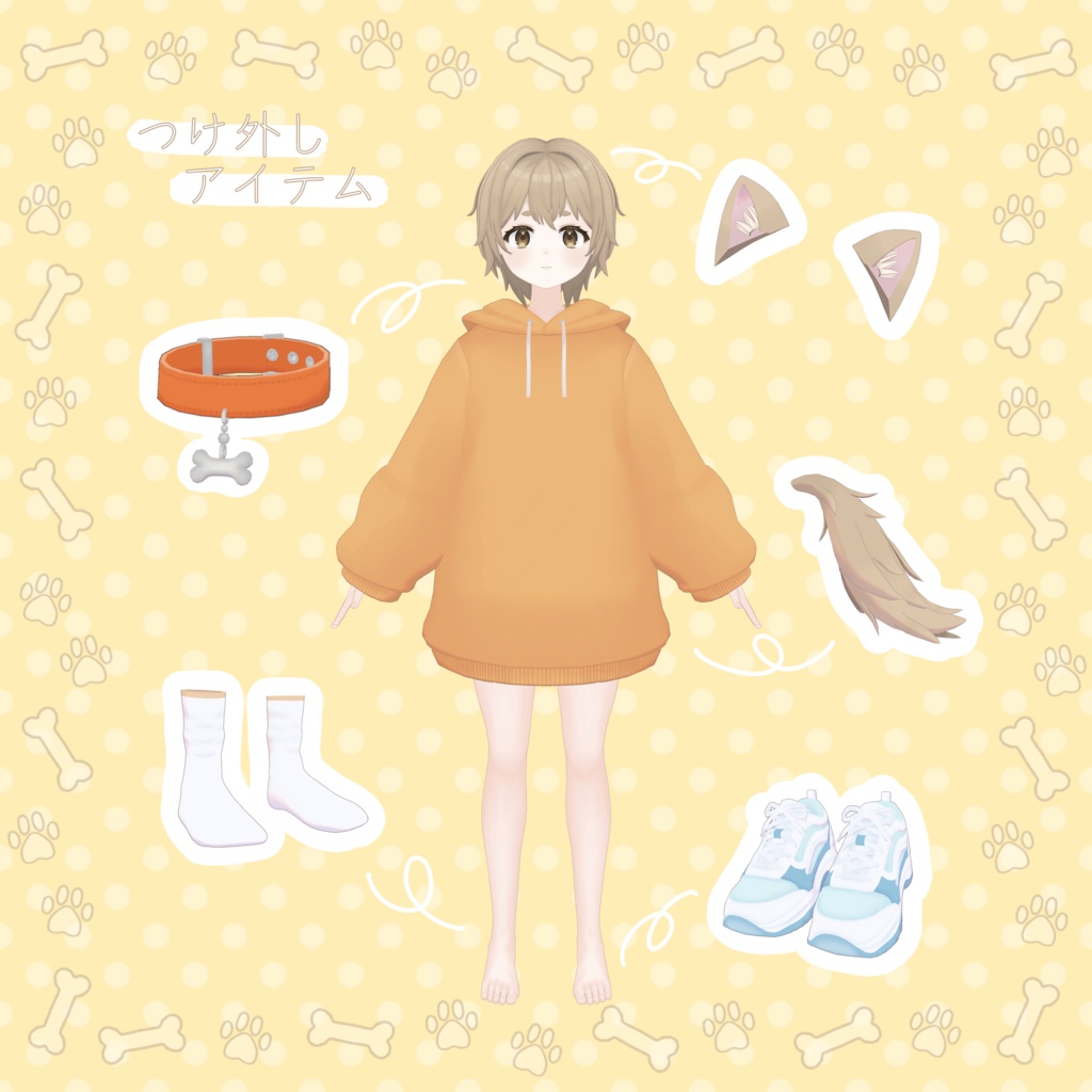 【セール中!】オリジナル3D モデル『あず-Azu-』