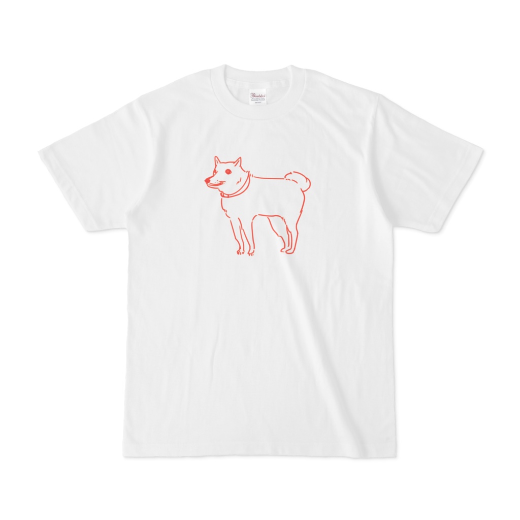 見てると不安になってくる犬tシャツ 斎波家 Booth