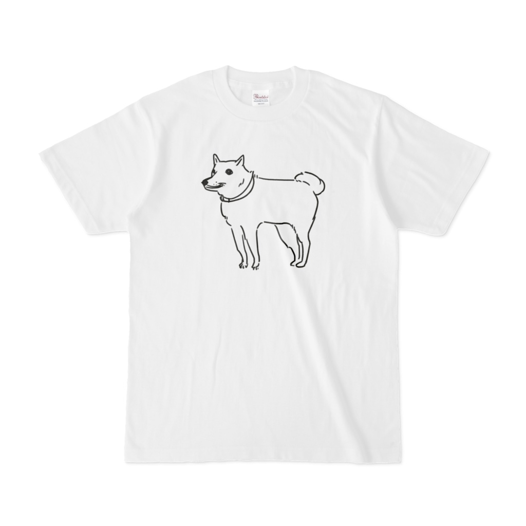 見てると不安になってくる犬Tシャツ~ホワイト~
