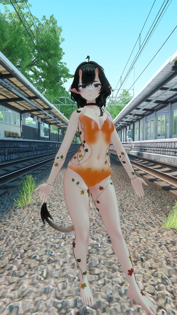 Uruki ウルキ Autumn leaves outfit