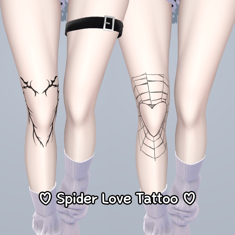 『 Spider Love Tattoo 』 texture 入れ墨 タトゥーテクスチャー 