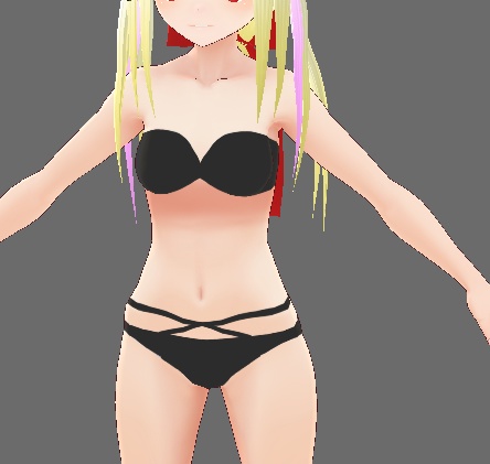 水着(キャミ+スカートつき)【Vroidテクスチャ】