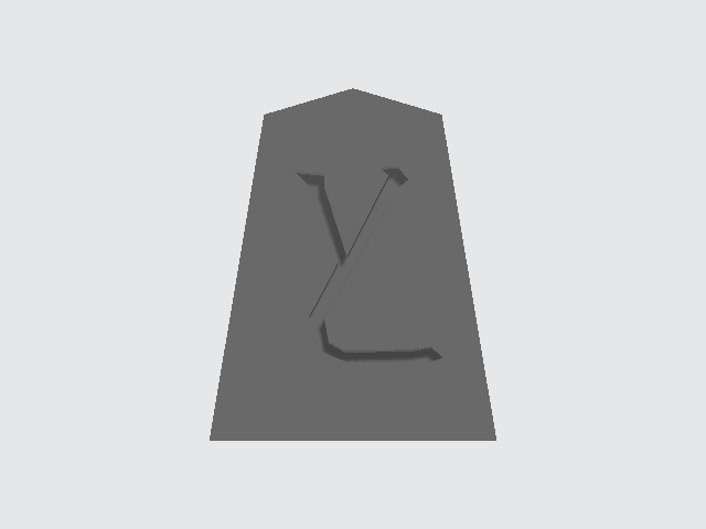 将棋駒 歩兵(stl)