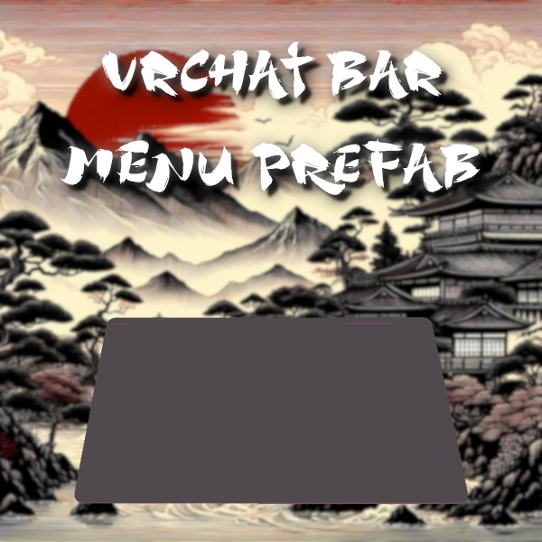 Bar Menu Prefab