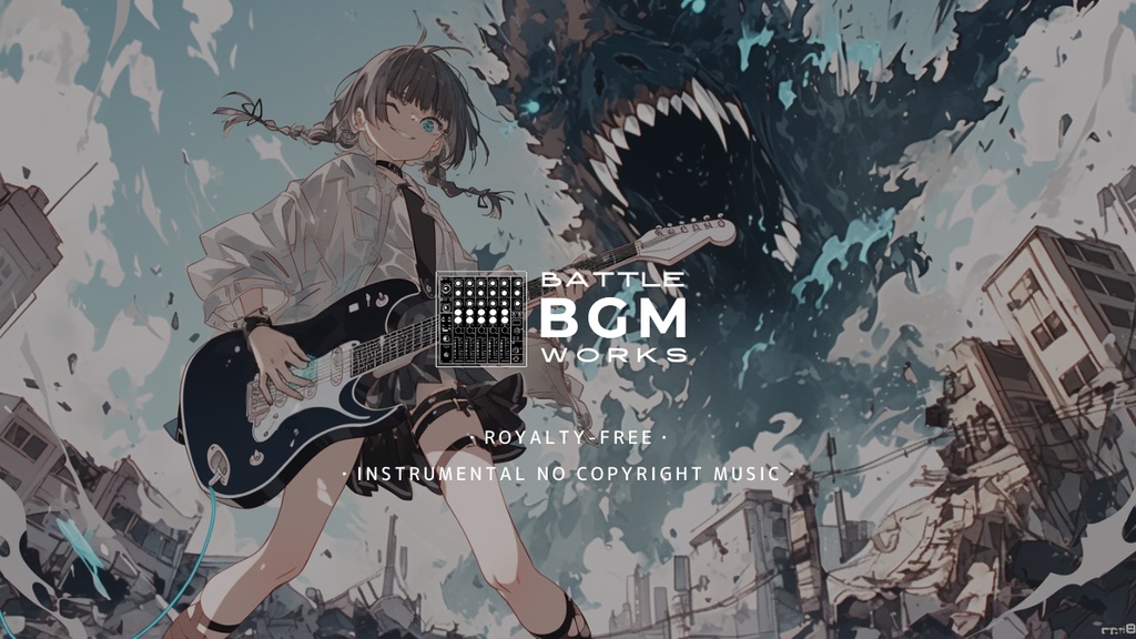 『終末のプレイグラウンド』破壊的ニューメタル × EDM【フリーBGM】