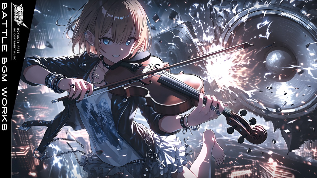 君の不安は、私がここで倒す！静かに戦う君へ捧げる。限界突破のバイオリンロック【フリーBGM】
