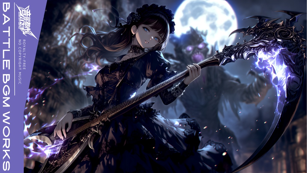 不安？私のギターで灰にしてあげる。大鎌ギターで闇を刈り取る｜Nu-Metal【フリーBGM】