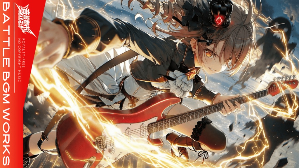 【フリーBGM】雷皇少女のカオスな超攻撃的 Funk Metal【戦闘BGM】【音響都市バトル】