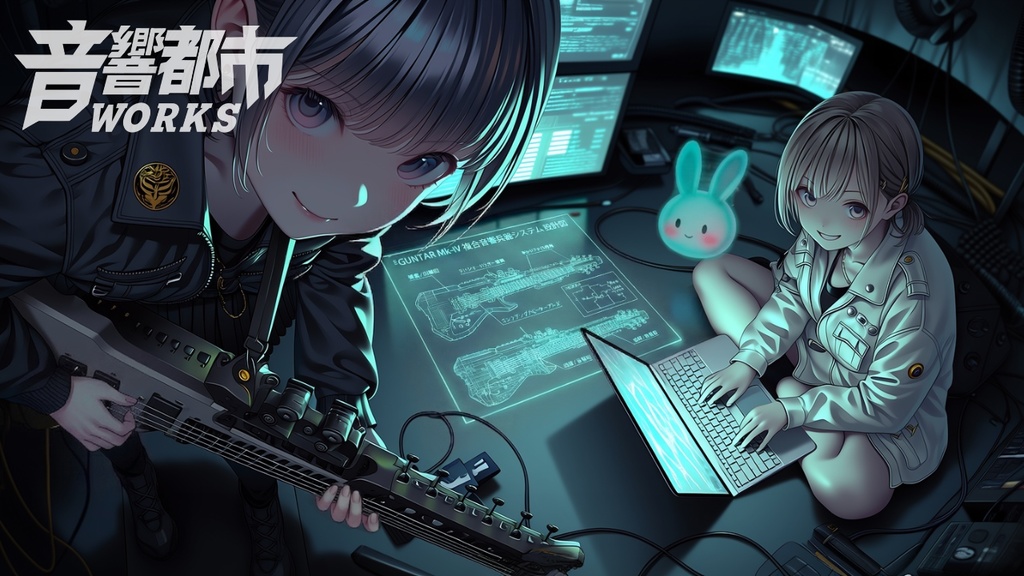 楽器武装を開発中のエンジニアが奏でる作業用BGM 【タイマーなし】1時間｜音響都市ワークス No.03