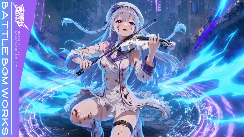 【フリーBGM】命を燃やして奏でるバイオリンと魔法陣で戦う|メロディック ロック【バトル】【作業用】かっこいい