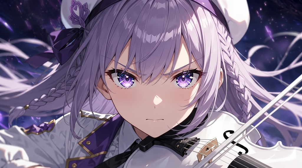 【フリーBGM】バイオリンは白、魔法陣は紫――奏でるは戦の旋律|バイオリン × ロック【バトルBGM】【作業用】