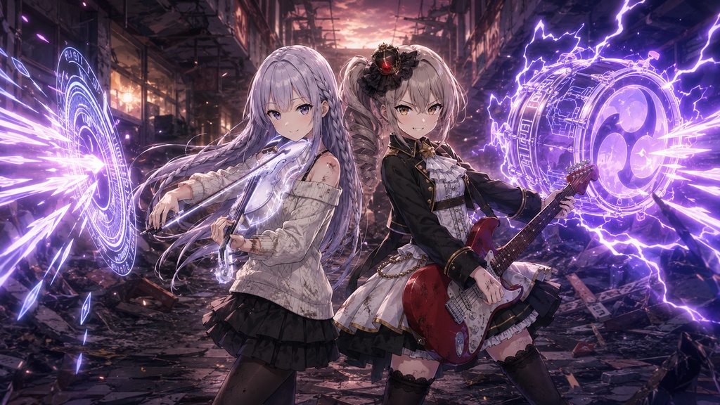 【フリーBGM】雷神剣、解放――バイオリンとギターの戦闘曲|バイオリンロック|音響都市バトル