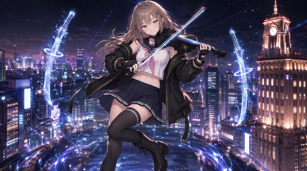 二刀流 チャンバラ刑事|バイオリンで斬る! ―刃弦乱舞―【戦闘曲】