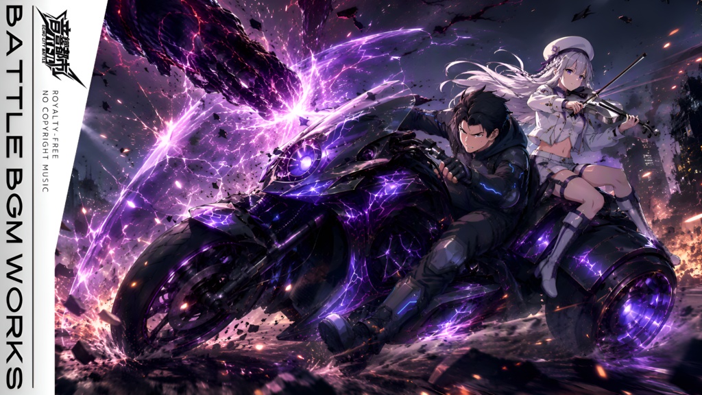 【フリーBGM】バイオリン×魔導バイクで駆け抜ける戦闘曲 ―疾走交響― [PLAYLIST]