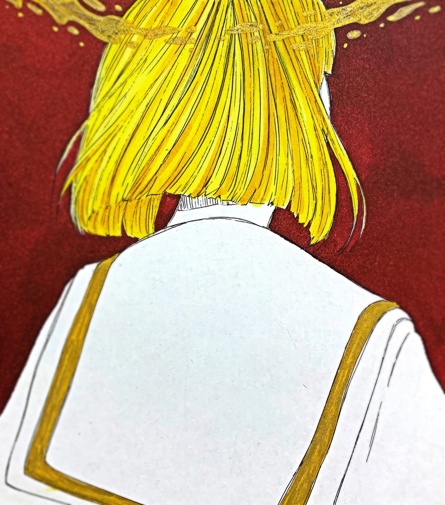 【原画イラスト】青年は天使になろうとしていたのです。