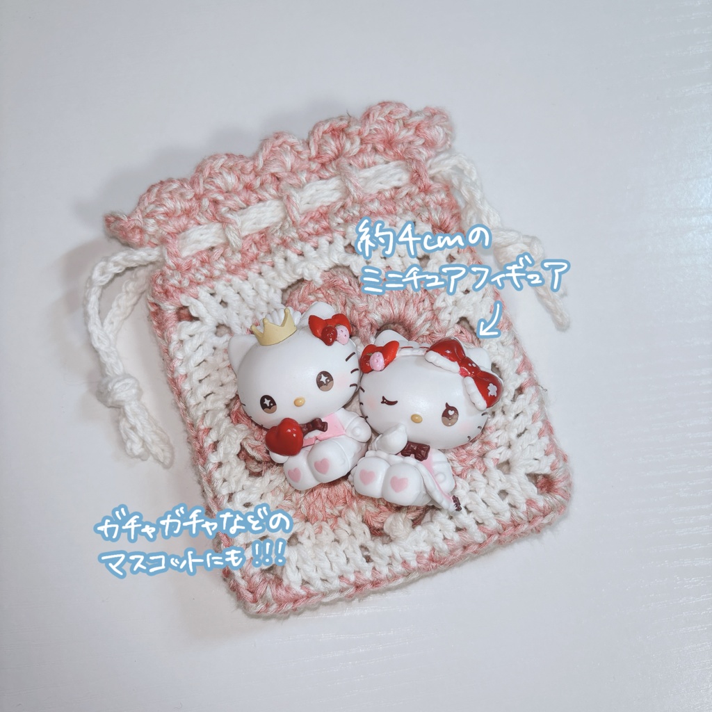 フラワーグラニースクエア巾着