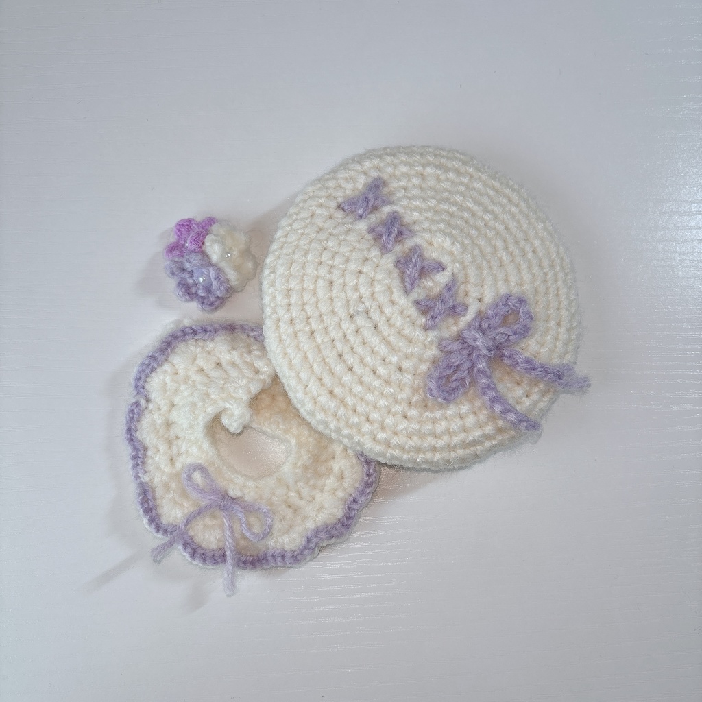 ベレー帽ケープセット