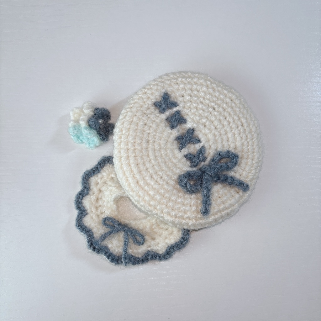 ベレー帽ケープセット