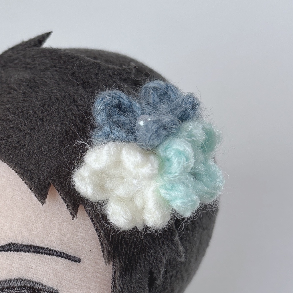 小花マグネットブローチ