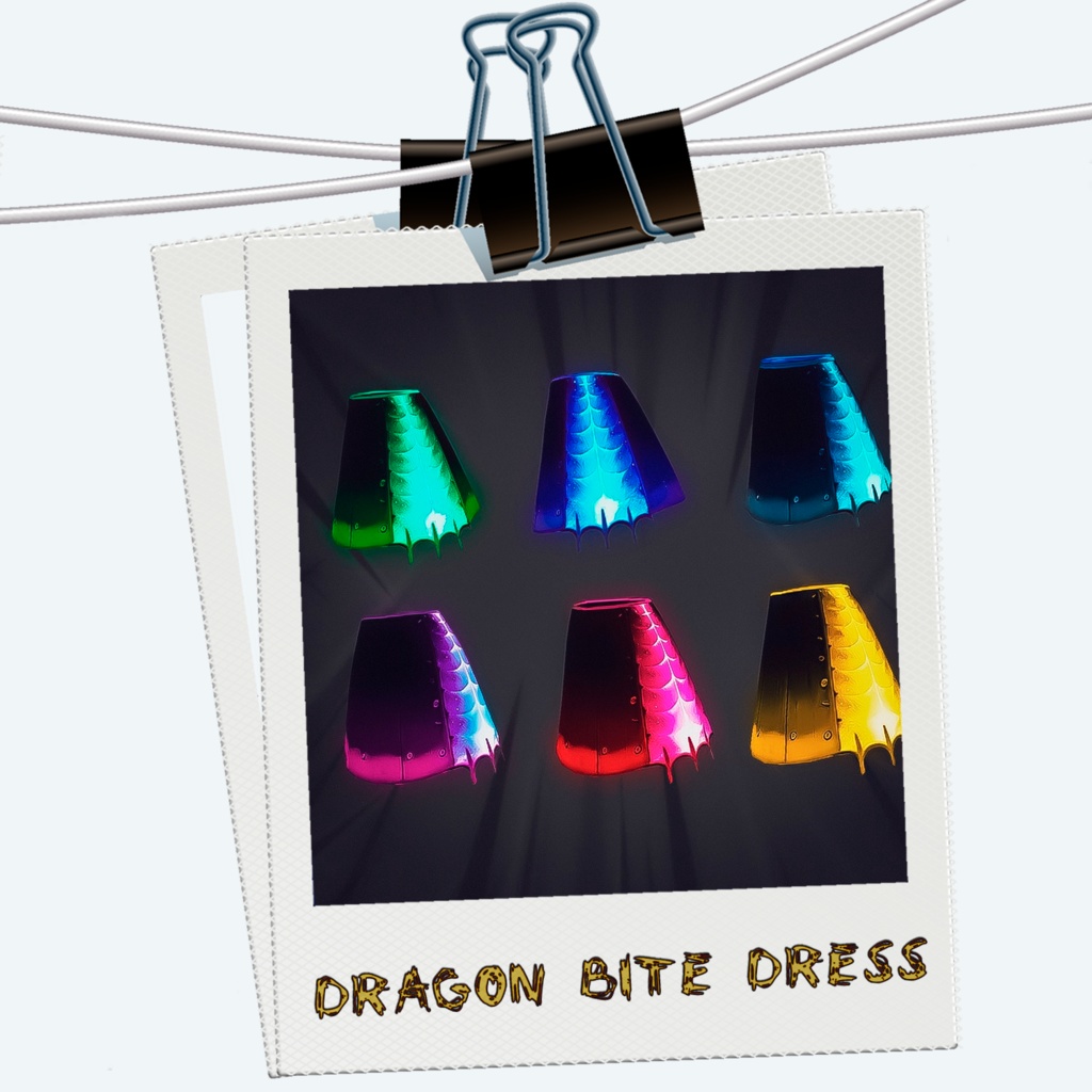 VRoid Dress ドラゴンバイトドレス