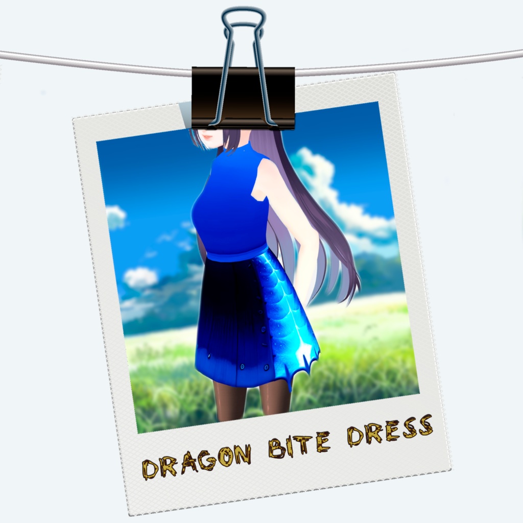 VRoid  Dress ドラゴンバイトドレス