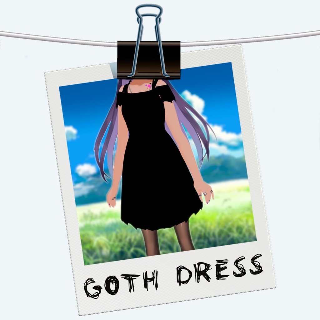 Vroid Goth Dress