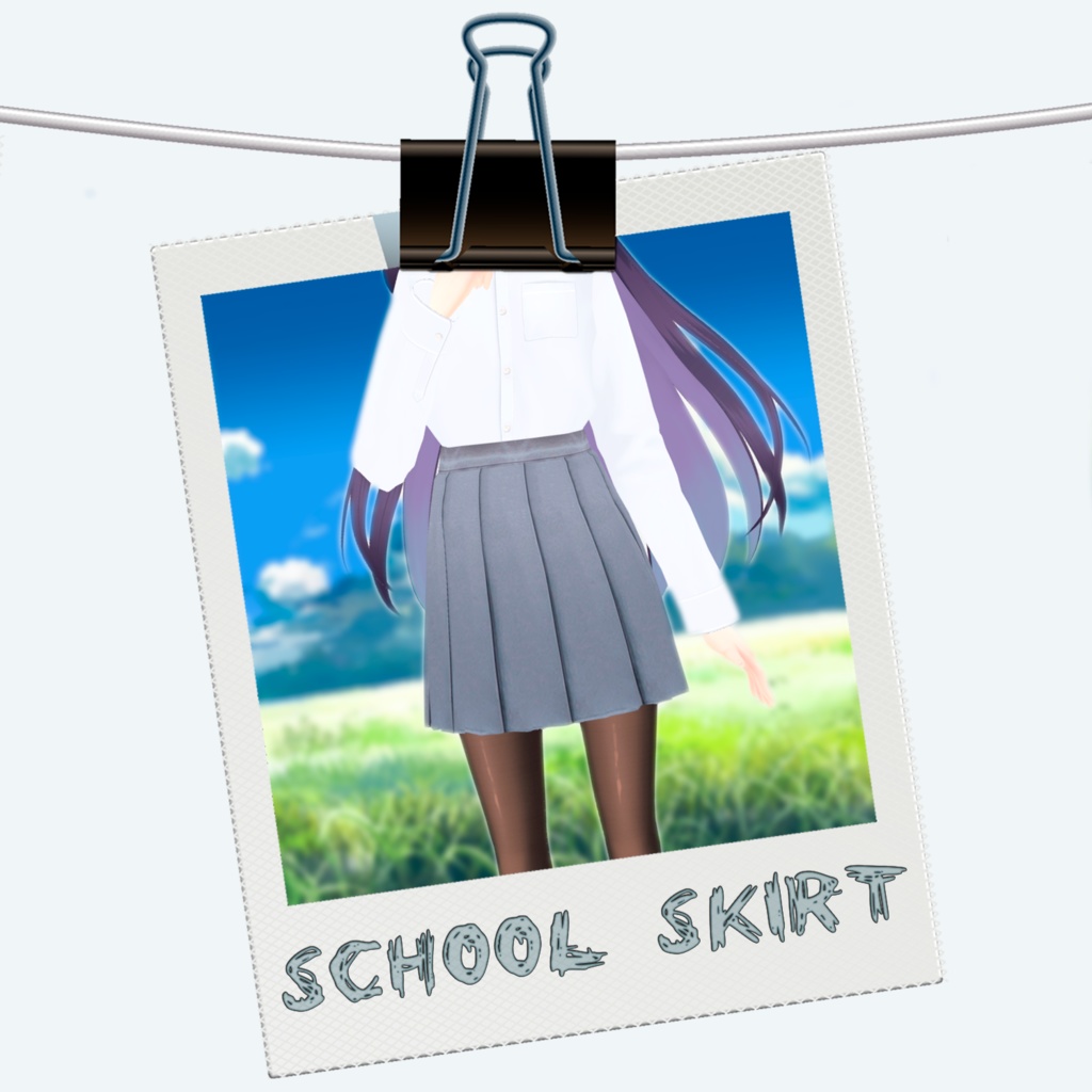 VRoid School Skirt スクールスカート