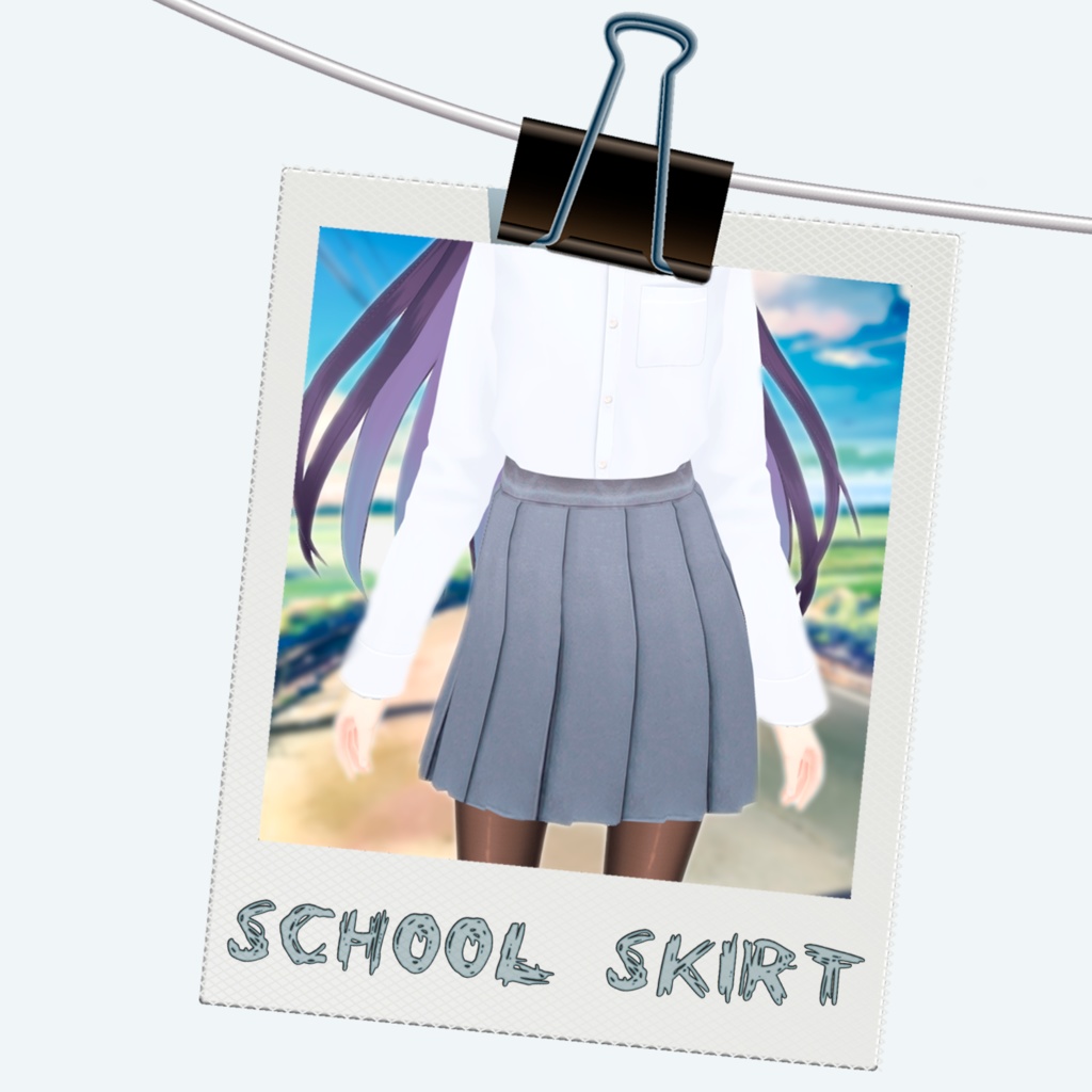 VRoid School Skirt スクールスカート