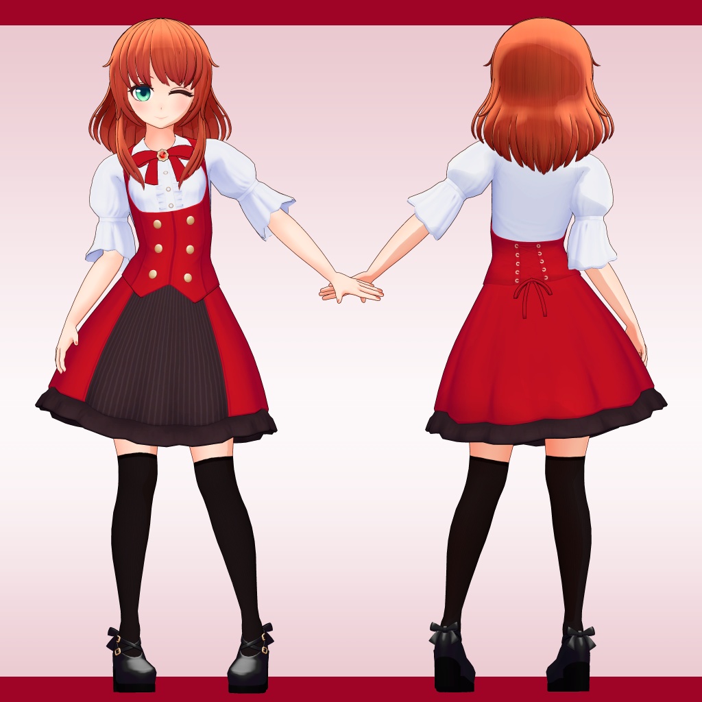 オリジナル3Dモデル「アンネローゼ」