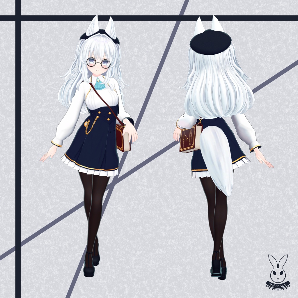 クラシカルな学生風コーデ【ルルリア衣装】