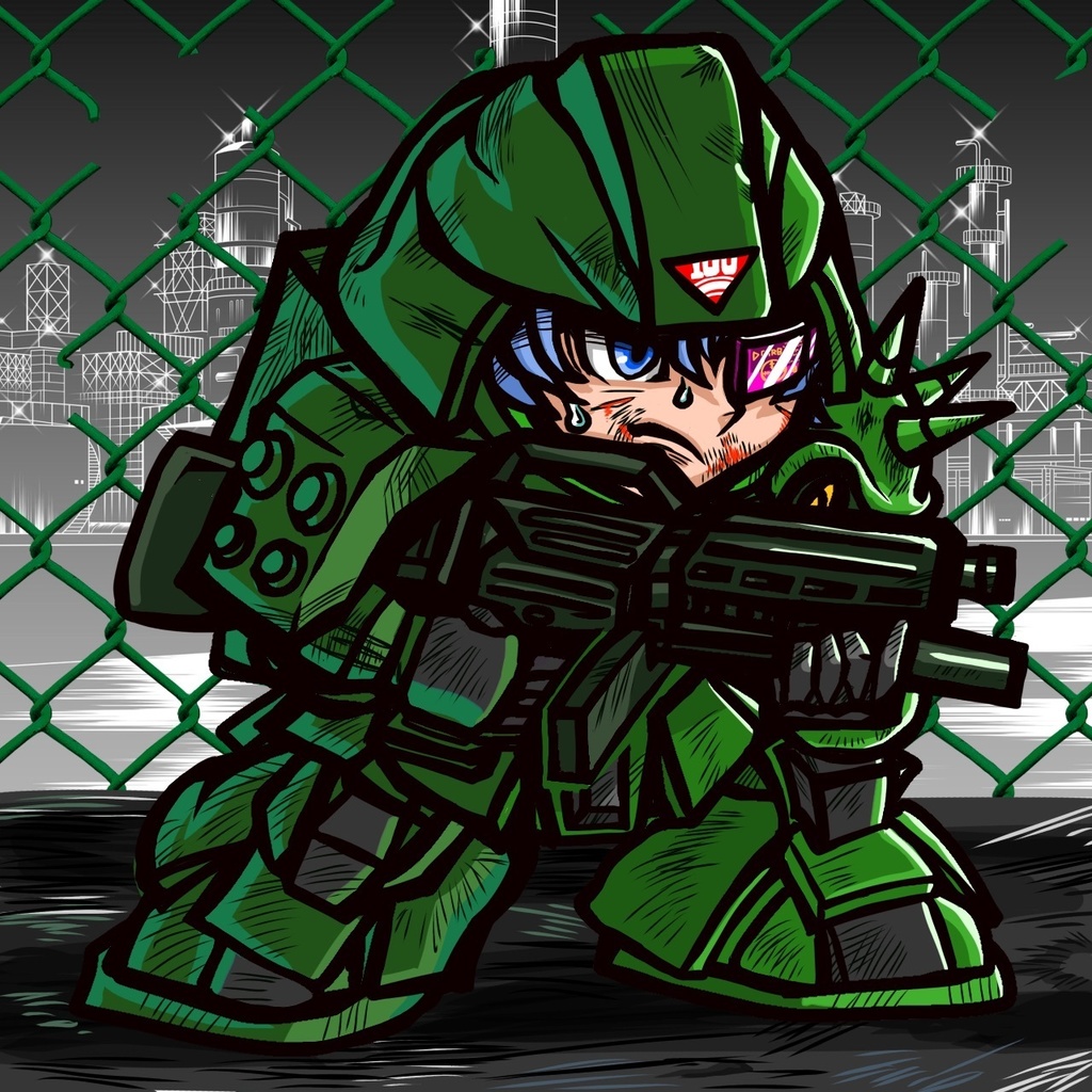 SAZABI オリジナル自作シール