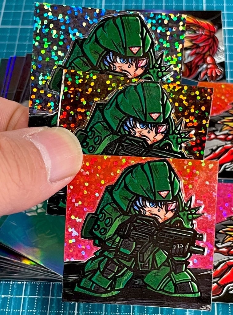 SAZABI オリジナル自作シール