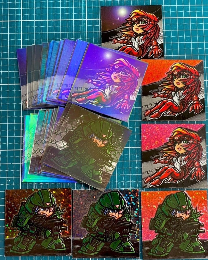 SAZABI オリジナル自作シール