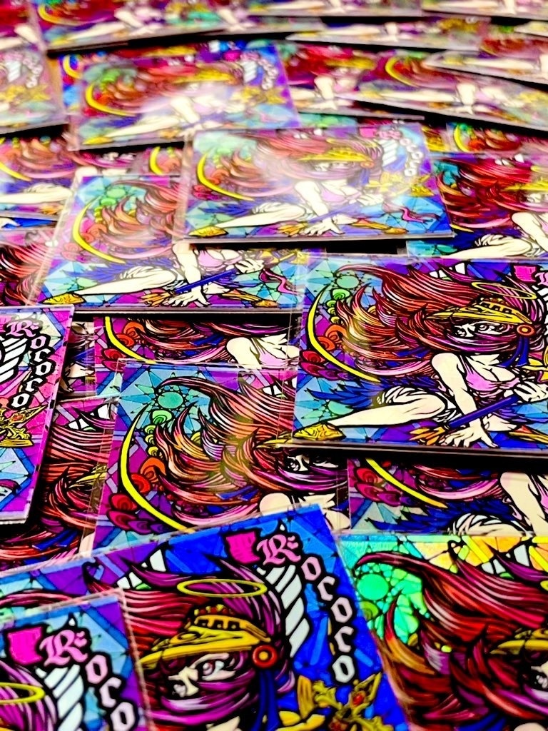 ゲリラ 聖rococo ステンドグラスシール