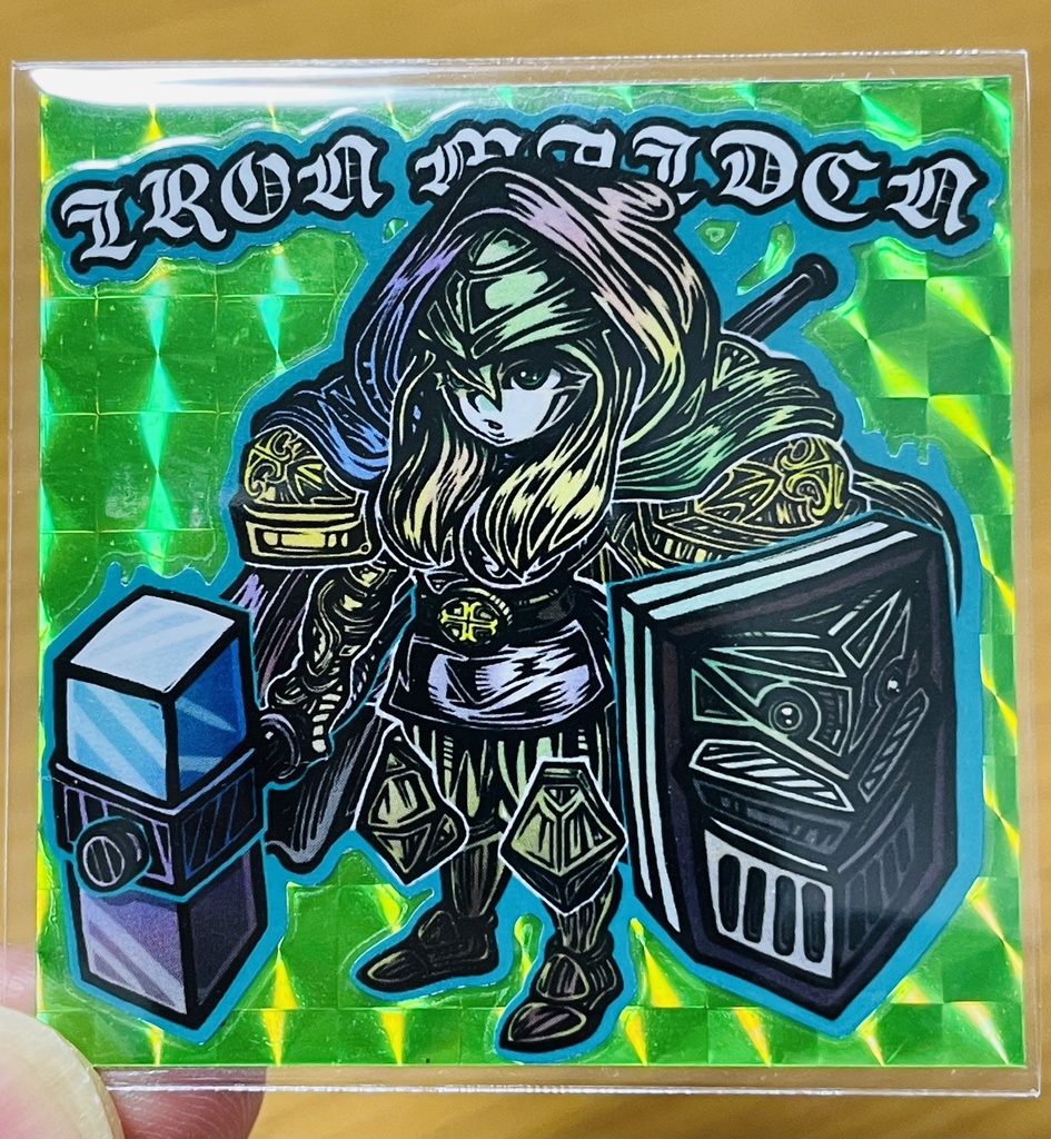 IRON MEIDIN ３色ランダム自作シール（ゲリラ）