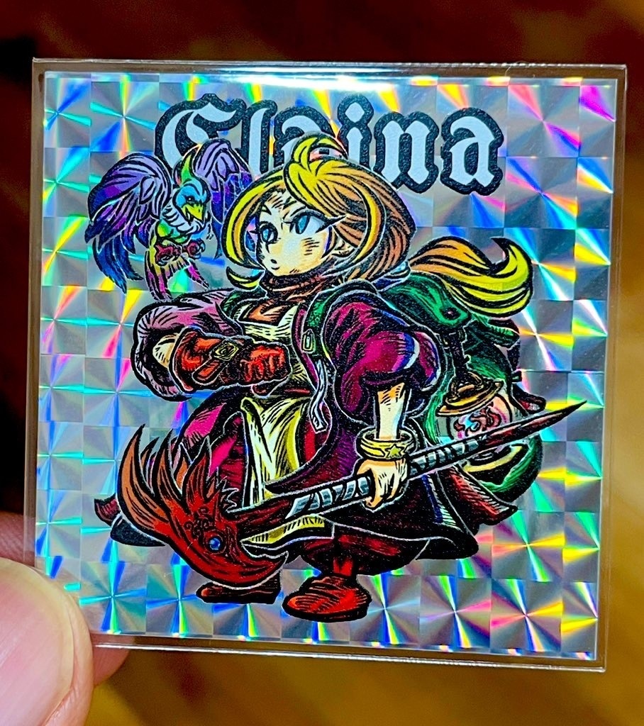 【light of the blind 】【Elaina】自作シール ゲリラ